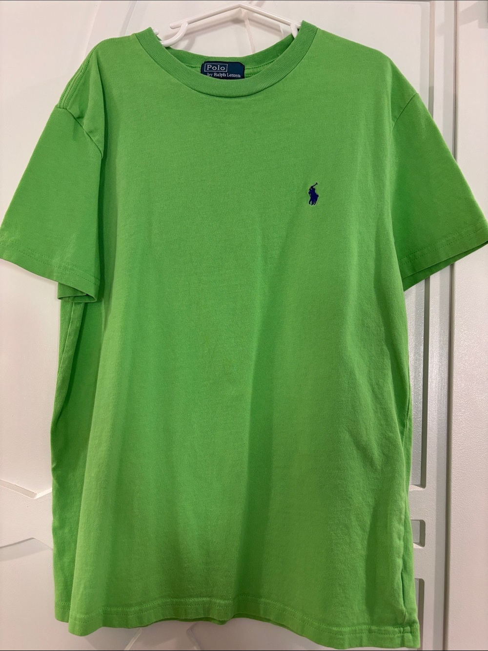 Polo by Ralph Lauren Bright Green Short Sleeve Tee with Navy Pony